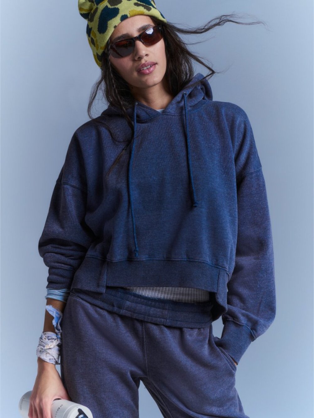 FP MOVEMENT Undefeated Sand Washed Set / Midnight Navy - Picture 2 of 9